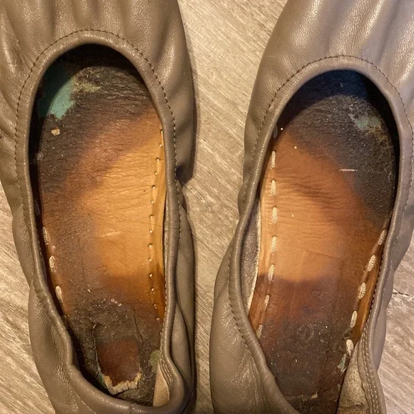 Taupe Tieks, size 8, Worn Condition - Picture 2 of 4